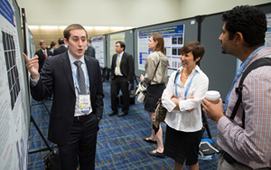A person giving a presentation