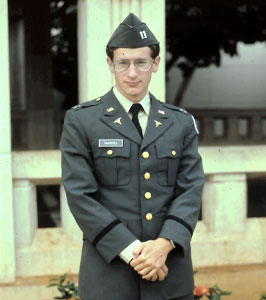 Dr. Alan Mandel, a freshly minted U.S. Army Captain in Hawaii, 1979