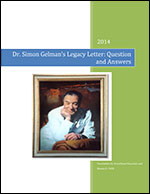 Thumbnail of Dr. Simon Gelman, M.D., Ph.D. Legacy Letter